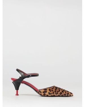 Premiata Animal Print Pony Hair And Leather Pumps - Pink