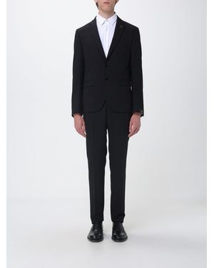 Manuel Ritz Single Breasted Twill Dress - Black