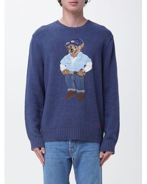 Polo Ralph Lauren Cotton Crew Neck Pullover - Blue