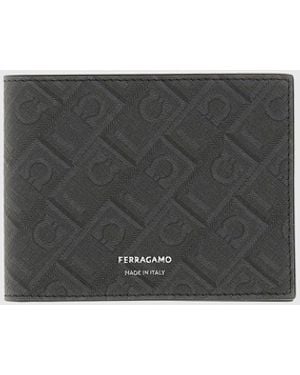 Ferragamo Cartera Hombre - Gris