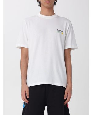 Barrow Cotton T-Shirt With Logo And Graphic Print - White
