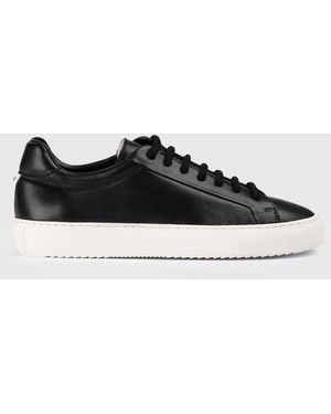 Doucal's Leather Trainers - Black