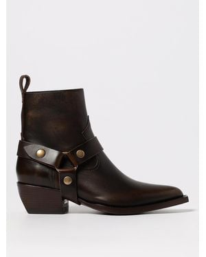 Golden Goose Flat Ankle Boots - Black