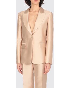 Alberta Ferretti Blazer - Natural