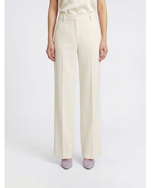 Stella McCartney Tailored Satin Trousers - White