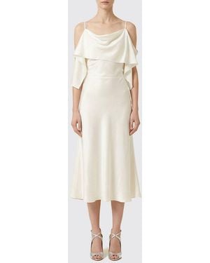 MM6 by Maison Margiela Satin Dress - Natural