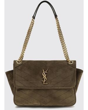 Saint Laurent Shoulder Bag - Natural