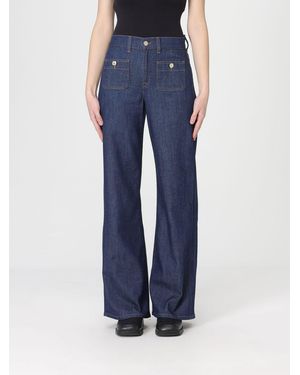 7 For All Mankind Wide Leg Stretch Jeans - Blue