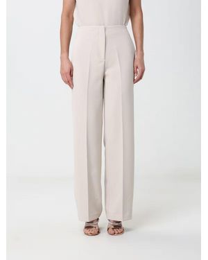 Hanita Wide-Leg Tailored Crêpe Pants With Mid-Rise Waist - Pink