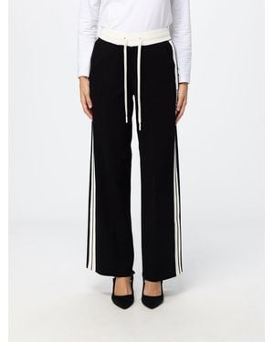 Elisabetta Franchi Wide-Leg Knit Jogging Trousers - Black