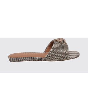 Kurt Geiger Kensington Rhinestone Viscose Mules - Brown