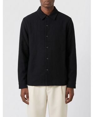 Séfr Virgin Wool Blend Shirt - Black