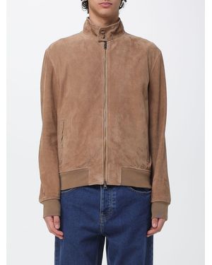 Boglioli Suede Bomber Jacket - Blue