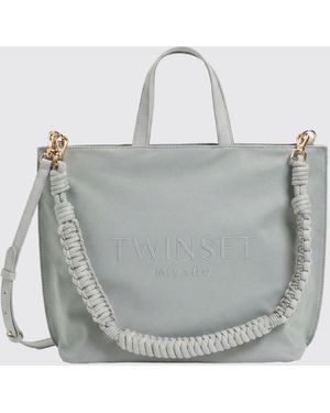 Twinset Nylon Shopper Bag - Gray