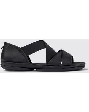 Camper Sandales Plates Femme - Noir