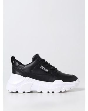 Versace Jeans Couture Trainers In Leather - White
