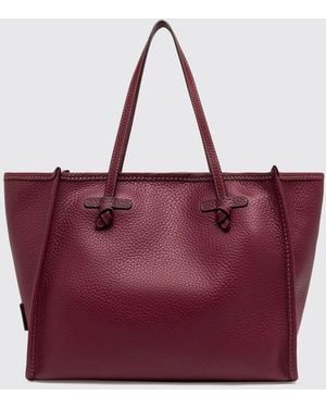 Gianni Chiarini Schultertasche Marcella Aus Gehämmertem Leder - Lila