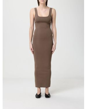 Entire studios Viscose Midi Dress - Natural