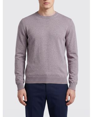 Ballantyne Cotton And Silk Sweater - Purple