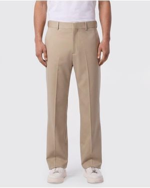 Billionaire Virgin Wool Tailored Pants - Natural