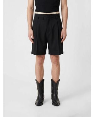 Maison Margiela Tailored Wool Shorts - Black