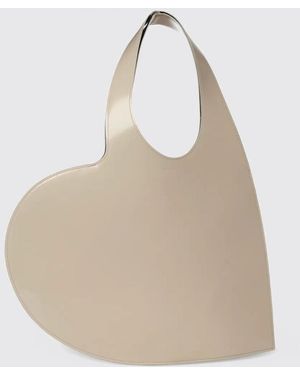 Coperni Heart Leather Tote Bag - Natural