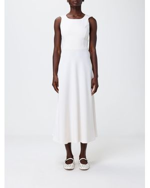ARMANI EXCHANGE Crêpe Midi Dress - White