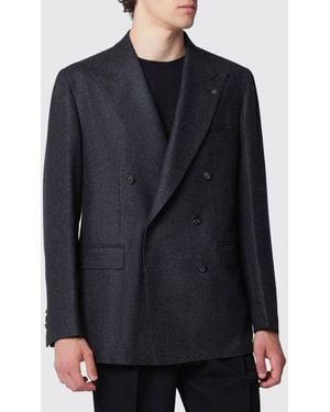 Tagliatore Double-Breasted Blazer - Blue