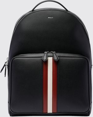 Bally Mythos Saffiano-Lederrucksack - Schwarz