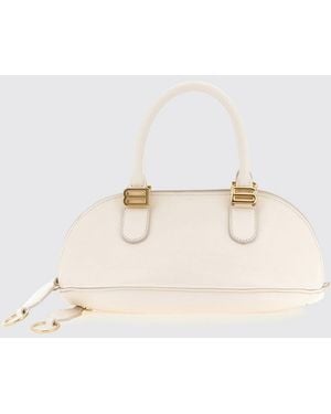 Balenciaga Bowling Bolero Handbag - Natural