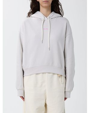 DISCLAIMER Sudadera Con Capucha De Algodón Y Corte Relajado Con Logo Estampado - Gris