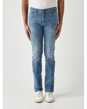 Fay Stretch Slim Fit Jeans - Blue