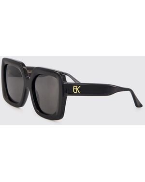 Emmanuelle Khanh Square-Frame Bio-Nylon Sunglasses - Grey