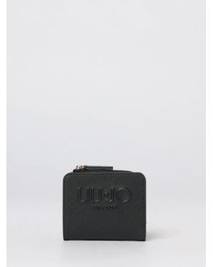 Liu Jo Caliwen Saffiano Faux Leather Wallet - Black