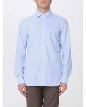 Corneliani Gestreiftes Klassisches Hemd - Blau