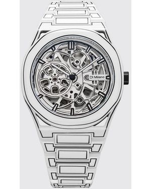 D1 Milano Skeleton Sketch Watch - White
