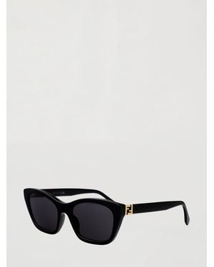Fendi Ff Squared Sunglasses - Black