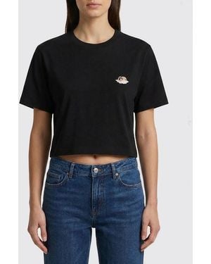 Fiorucci Cotton Crew-Neck T-Shirt - Black
