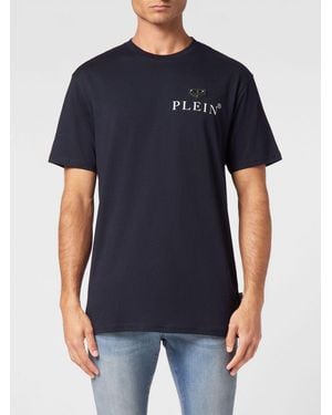 Philipp Plein Crew Neck T-Shirt - Blue