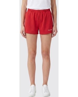 Sporty & Rich Sporty &Amp Rich Recycled Polyester Athletic Shorts With Embroidered Logo