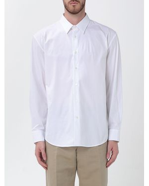 Saint Laurent Camisa Clásica De Popelina De Algodón - Blanco