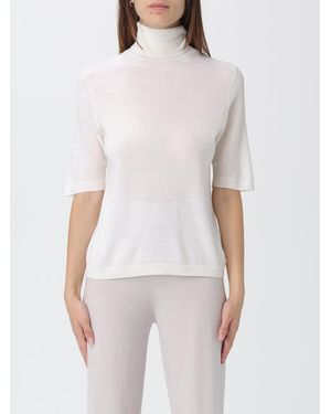 Allude Maglia A Dolcevita Di Lana - Bianco