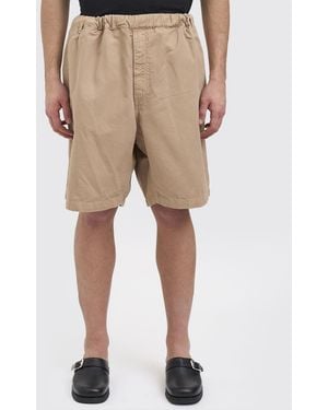 Paura Cotton Shorts - Natural