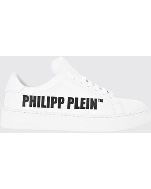 Philipp Plein Low-Top Lace-Up Trainers - White