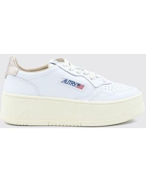 Autry Medalist Platform Low Sneakers - White
