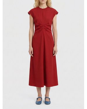 TOTEME Vestido De Lana - Rojo
