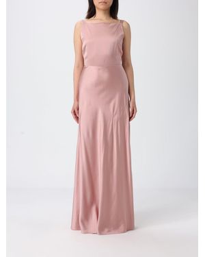 Liu Jo Long Satin Dress - Pink