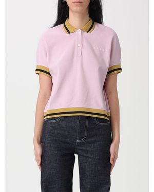 Marni Cotton Polo Shirt - Pink