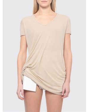 Rick Owens Viscose And Silk Top - White