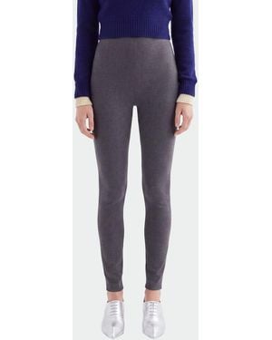 Jil Sander Stretch Virgin Wool Leggings - Blue